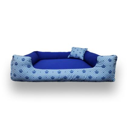 Imagem de Cama Pet Tamanho G com Edredom - Lavável, com Zíper e Fundo Impermeável.