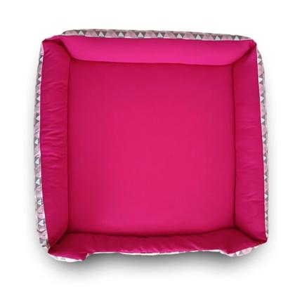 Imagem de Cama Pet Tamanho GG com Edredom - Lavável, com Zíper e Fundo Impermeável.