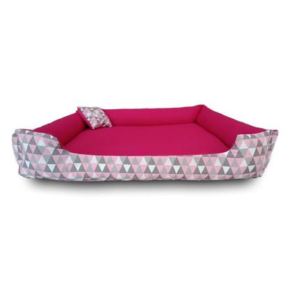 Imagem de Cama Pet Tamanho GG com Edredom - Lavável, com Zíper e Fundo Impermeável.