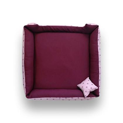 Imagem de Cama Pet Tamanho GG com Edredom - Lavável, com Zíper e Fundo Impermeável.