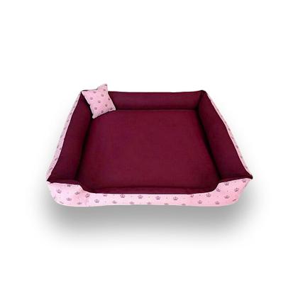 Imagem de Cama Pet Tamanho GG com Edredom - Lavável, com Zíper e Fundo Impermeável.