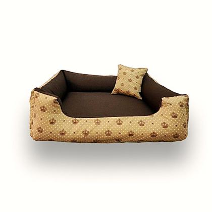 Imagem de Cama Pet Tamanho P com Edredom - Lavável, com Zíper e Fundo Impermeável.