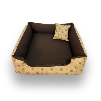 Imagem de Cama Pet Tamanho P com Edredom - Lavável, com Zíper e Fundo Impermeável.