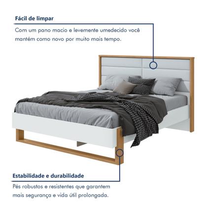 Imagem de Cama Queen 160cm com LED Freetown