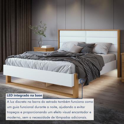 Imagem de Cama Queen 160cm com LED Freetown