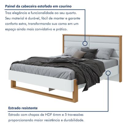 Imagem de Cama Queen 160cm com LED Freetown
