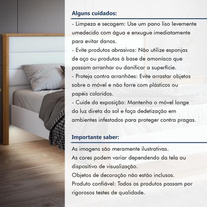 Imagem de Cama Queen 160cm com LED Freetown