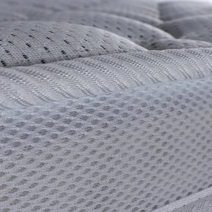 Imagem de Cama Queen Com Colchão de Espuma Castor D45 Black e White Firme - 158x198x62cm