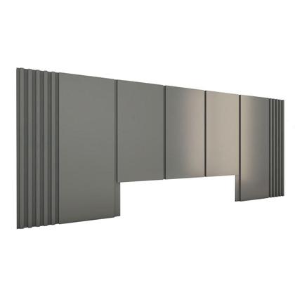 Imagem de Cama Queen e Cabeceira c/ 2 Mesas e 2 Gavetas MDF Sob Medida