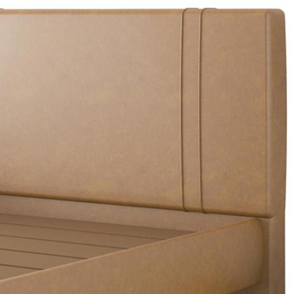Imagem de Cama Queen Flutuante Com Cabeceira 160cm Astra W01 material sintético Fendi Lyam Decor