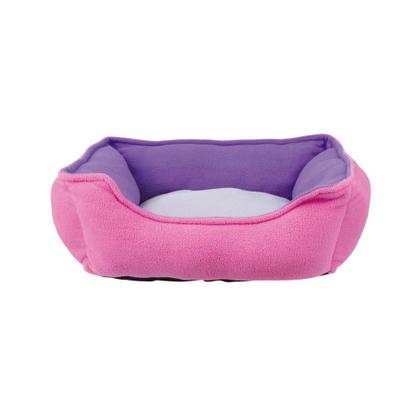 Imagem de Cama Retangular M Rosa e Roxa