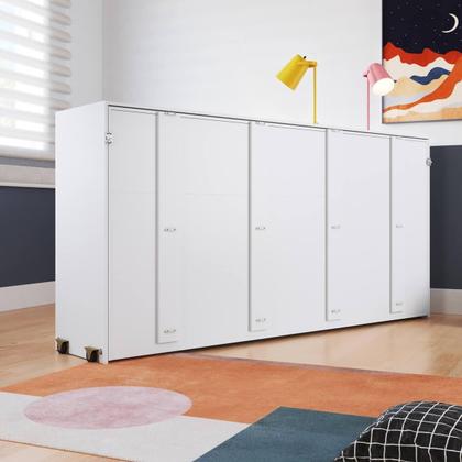 Imagem de Cama Solteiro Articulada Dupla 212cm x 198,6cm c/ 4 Rodízios