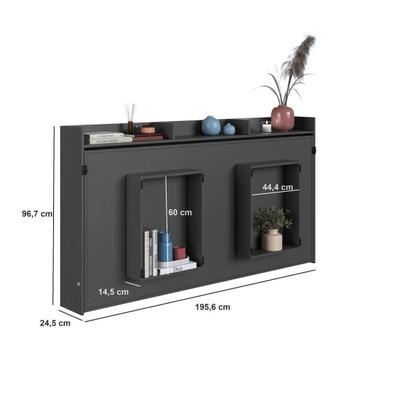 Imagem de Cama Solteiro Articulável Horizontal Hannover para colchões 78x188 cm CH1080 Art in Móveis