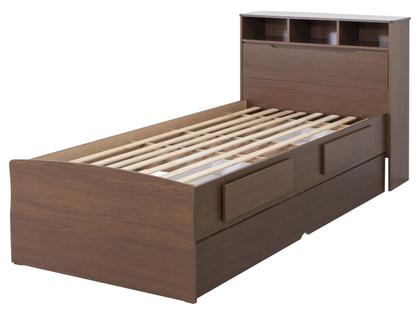 Imagem de Cama Solteiro Baú 2 Gavetas