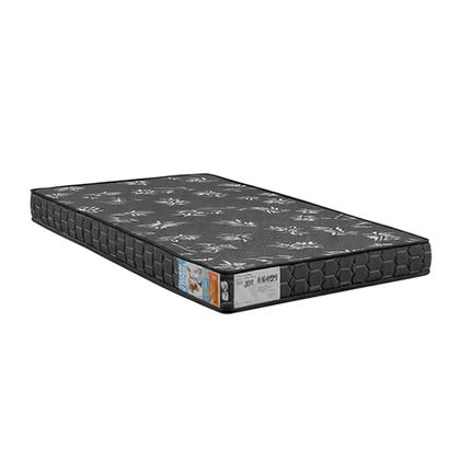 Imagem de Cama Solteiro Bibox Luara com Auxiliar e Colchões D33 para Quarto Menina Infantil - Branco/rosa