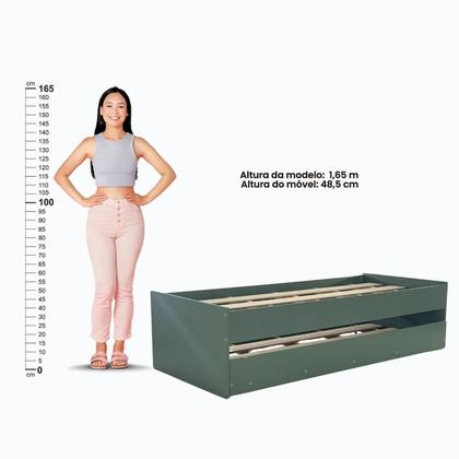 Imagem de Cama Solteiro Bicama Ditália CM-20 Cozy