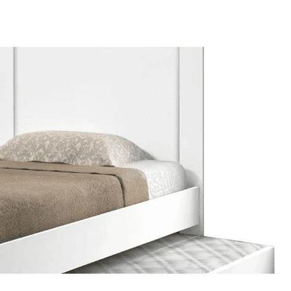 Imagem de Cama Solteiro Cambel Luara com Auxiliar Branca