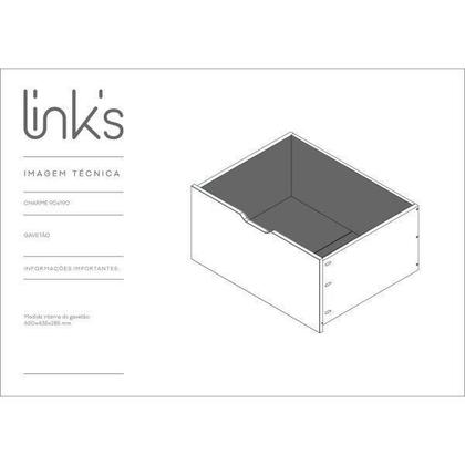 Imagem de Cama Solteiro com 3 Gavetas e 1 Mesa de Cabeceira Charme