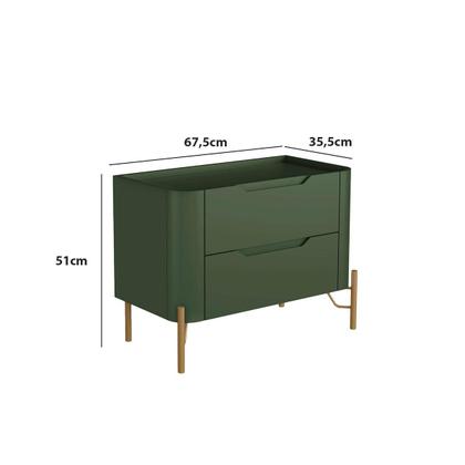 Imagem de Cama Solteiro com Cabeceira e Mesa de Cabeceira 100% MDF