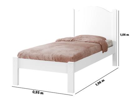 Imagem de Cama Solteiro Com Colchão Menino Adesivada Capitão America