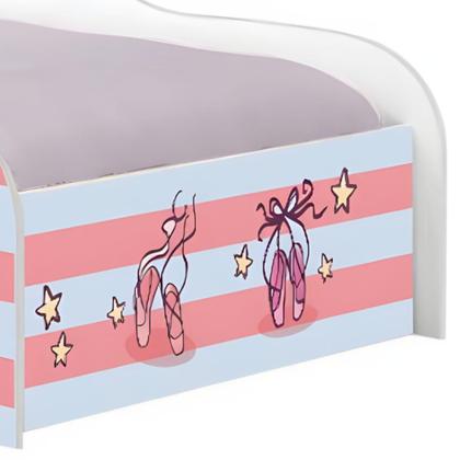 Imagem de Cama Solteiro Glow Bailarinas Meninas Solteiro Com Colchão