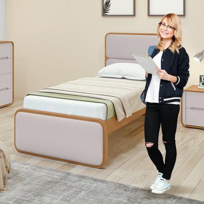 Imagem de Cama Solteiro Loop Tecido Corano