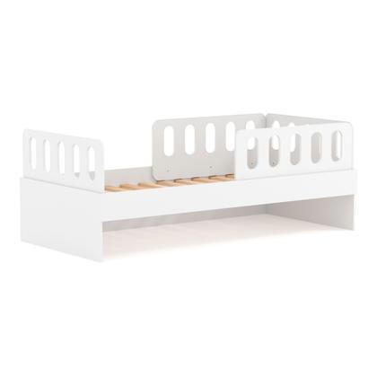 Imagem de Cama Solteiro Mdf BP com 02 Grades e Cabeceira Megamobilia