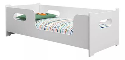 Imagem de Cama Solteiro Montessoriana Encanto  P/ Crianças -100% Mdf - Branca
