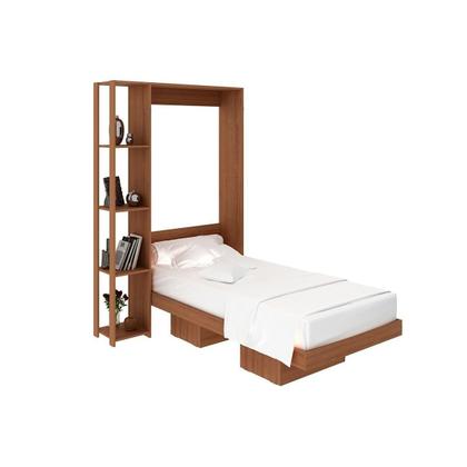 Imagem de Cama Solteiro Multifuncional Articulada Dobrável CM8013 Amêndoa - Tecno Mobili