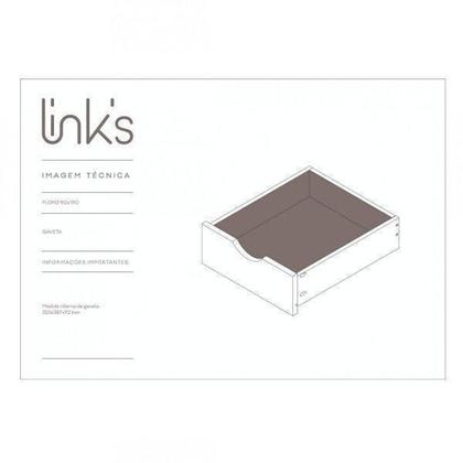 Imagem de Cama Solteiro Multifuncional com 1 Gavetão 1 Nicho e 4 Gavetas Madeira Maciça Pinus Branco Lavado