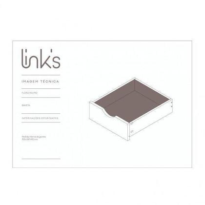 Imagem de Cama Solteiro Multifuncional com 1 Gavetão 1 Nicho e 4 Gavetas Madeira Maciça Pinus Branco Lavado