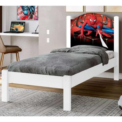 Imagem de Cama Solteiro Reforçada Adesivada Desenho de Personagens Meninos Meninas 100% MDF