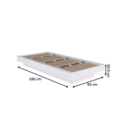 Imagem de Cama Solteiro Zurique Branco - Art In Móveis