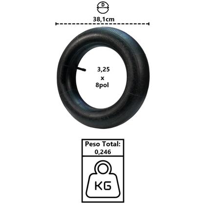 Imagem de Câmara de Ar Borracha Para Carrinho de Mão 45 50 e 60L