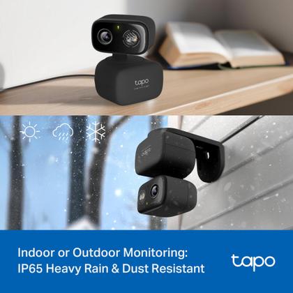 Imagem de Cámara de Seguridad Tapo HybridCam 360 2K 3MP Pan/Tilt Paquete de 2