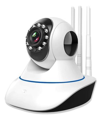 Imagem de Câmera 3 Antenas Ip Onvif Robô Visão Noturna Wifi Wireless