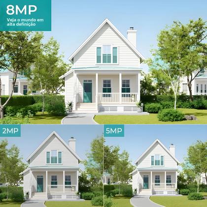 Imagem de Câmera Bullet WiFi Externa Com Detecção Humana Por IA, Vigilância De Vídeo IP Onvif CCTV