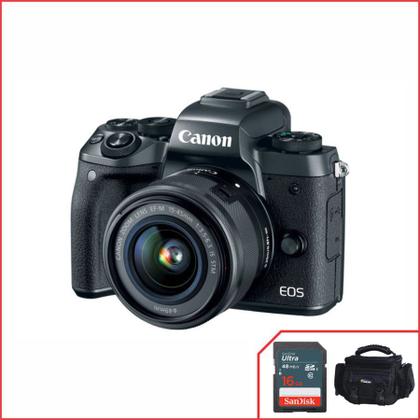 Camera Canon Eos M5 Mirrorless Com 15-45mm F3.5-6.3 Is Stm