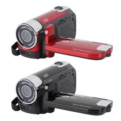 Imagem de Câmera Com Tela Rotativa 4K 48MP, Câmera De Vídeo Para Vlogging De 2,7 Polegadas, Zoom Digital 16x,