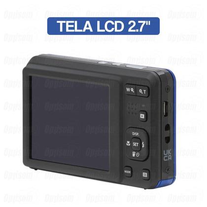 Câmera Compacta Kodak Pixpro Fz55 16mp Full Hd 5x Zoom - Azul