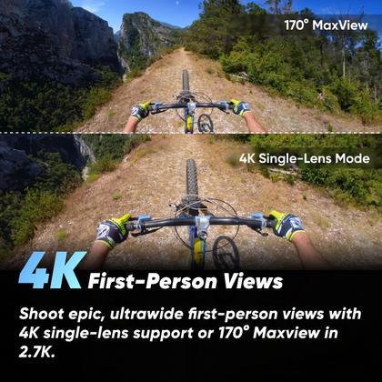 Imagem de Câmera de ação 360 Insta360 X3 5.7K 360 Video à prova d'água