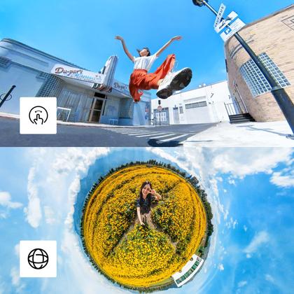Imagem de Câmera de ação Insta360 ONE X2 360 graus à prova d'água 5.7K