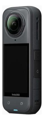 Imagem de Câmera De Ação Insta360 X5 8k 360º Ipx8 À Prova Dágua Chip Triple Ai 2400mah Bateria Lentes Resistentes E Substituíveis Cor Preta