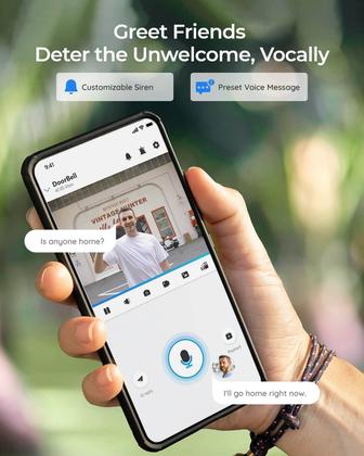 Imagem de Câmera de campainha REOLINK Lumus 2K com pacote de câmera externa