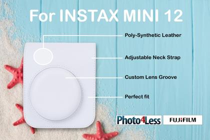 Imagem de Câmera de filme instantâneo Fujifilm Instax Mini 12 Clay White