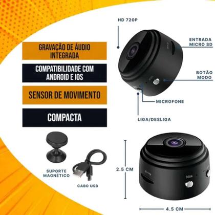 Imagem de Câmera de Monitoramento HD Portátil Para Veículos Pronta Entrega