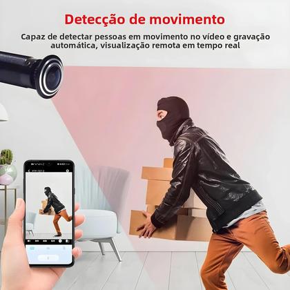 Imagem de Câmera De Olho Mágico HD 4MP Com Wifi, Detecção De Movimento, Monitor De Intercomunicação Sem Fio