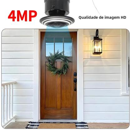 Imagem de Câmera De Olho Mágico HD 4MP Com Wifi, Detecção De Movimento, Monitor De Intercomunicação Sem Fio