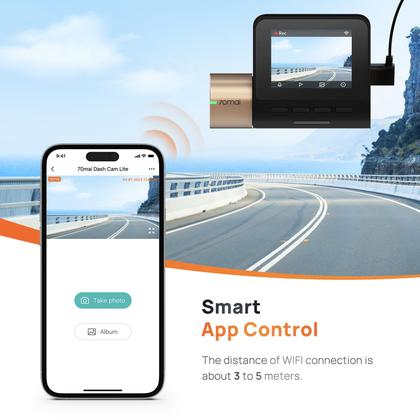 Imagem de Câmera de painel 70mai Lite 1080P Full HD Sony IMX307 130 WDR