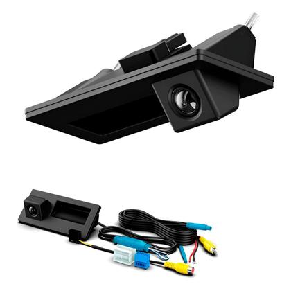 Imagem de Câmera de Ré Automotiva Faaftech FT-CAM-VW3 Plug and Play p/Multimídia Compatível Volkswagen Nivus T-Cross Tera e Virtus